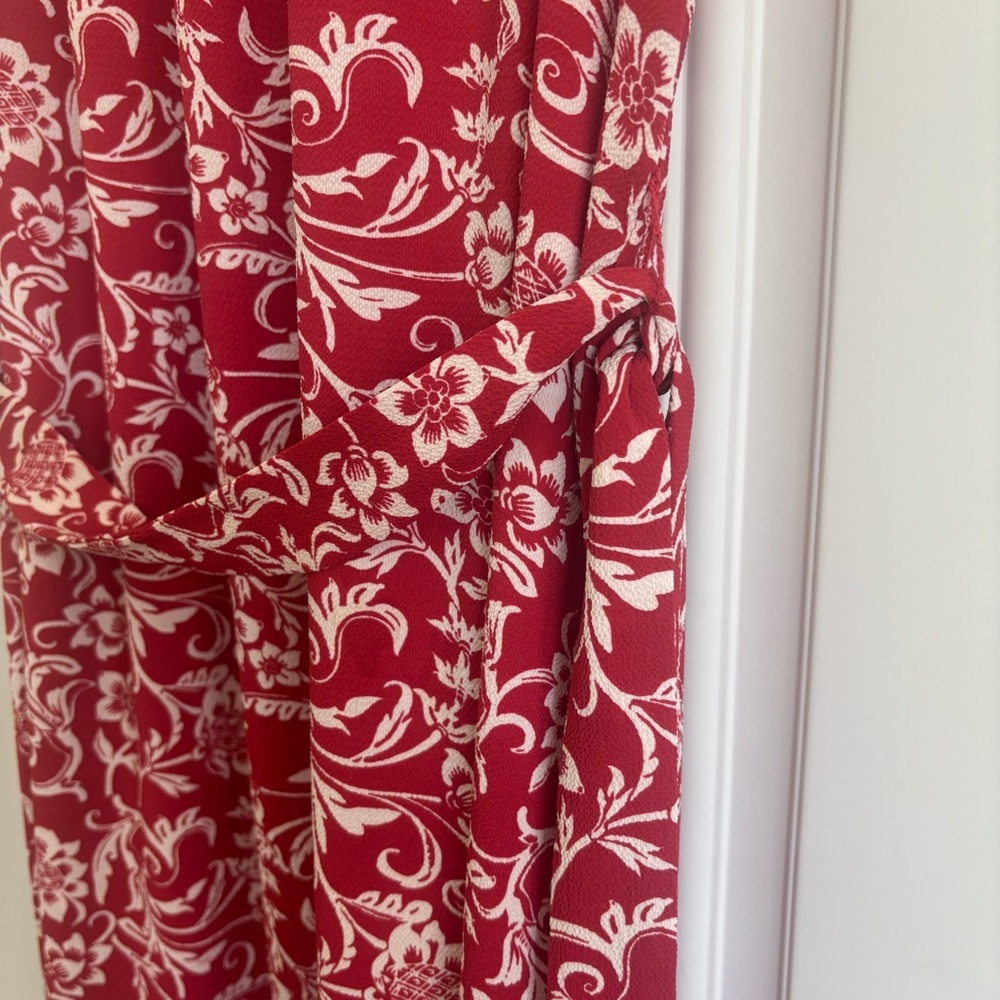 Loft Elegant Floral Maxi Dress, Size Medium - Picture 5 of 11